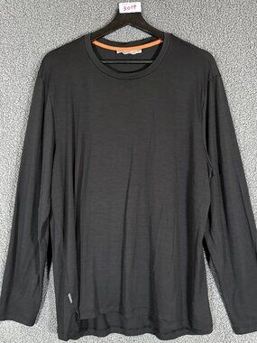 Icebreaker Cool Lite Merino Wool Blend Long Sleeve Base Layer Shirt - Men's XL